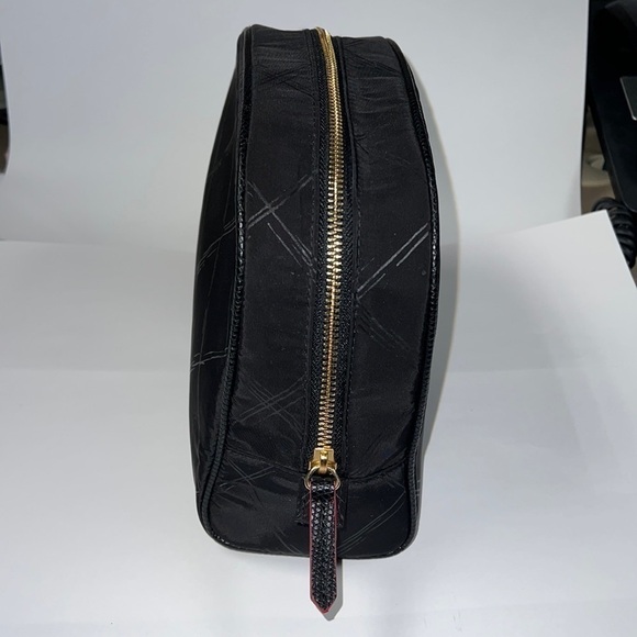 Vera Bradley Large Black Nylon Zip Around Toiletry Cosmetic Dopp Kit Bag - Picture 4 of 8